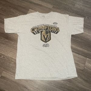 Vegas Golden Knights 2018 Western Conference Champions T-Shirt Size 2XL Karlsson